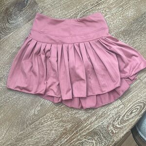 Skirt with built in shorts